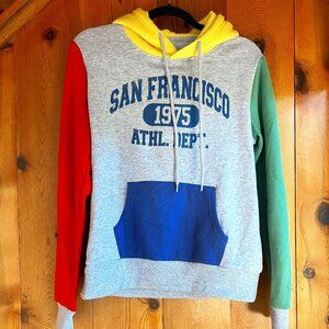 CLOSE OUT SALE: City Wear No. 415 Brand Gray with primary color hoodie - Medium